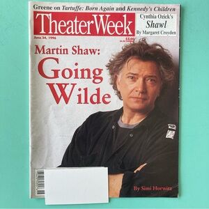 Martin Shaw An Ideal Husband Broadway Theater Week Magazine June 24 1996 - Label
